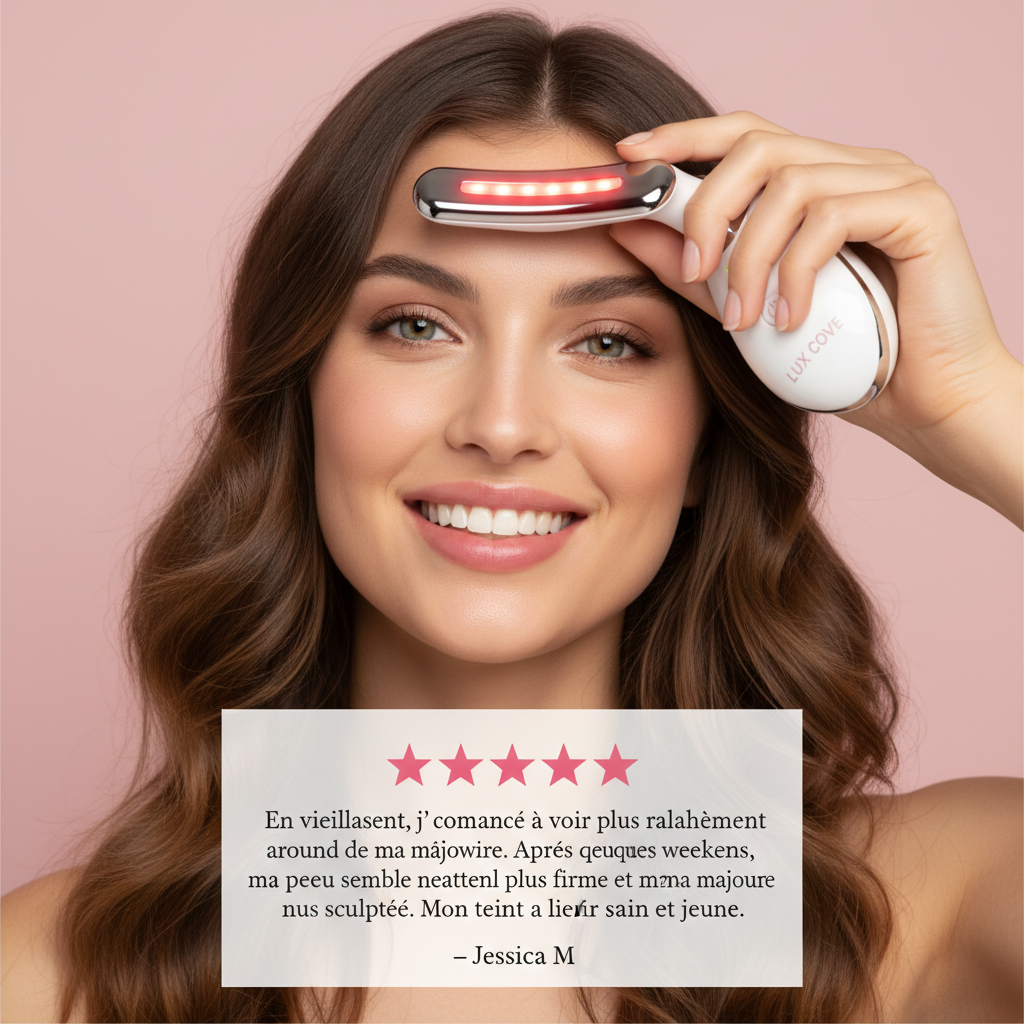 Avis client Jessica M. - Sculpteur Facial LED